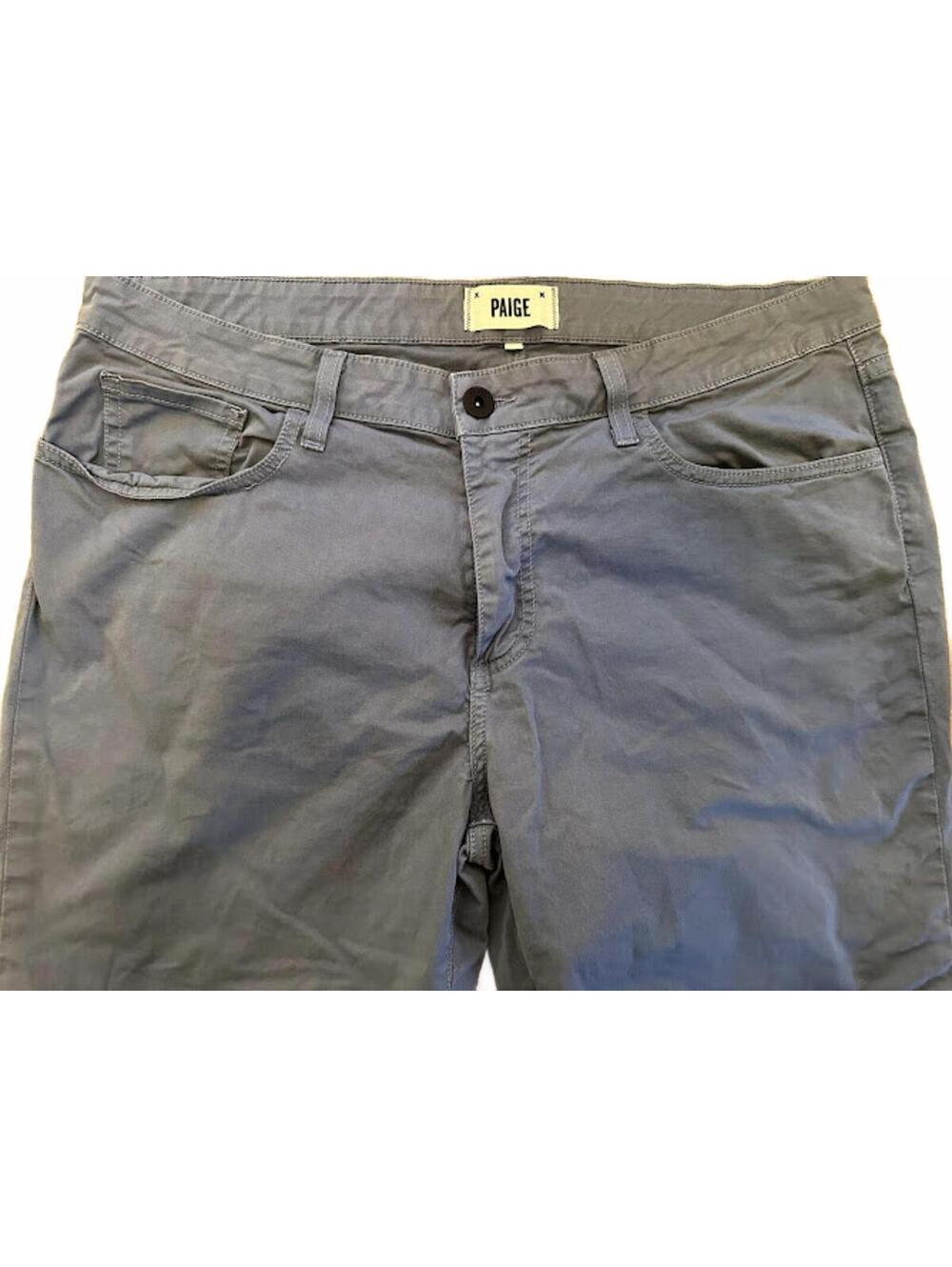 Paige Light Blue Chino Pants USA Made 36x29